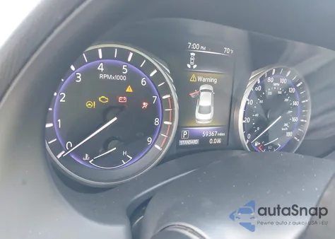 2016 Infiniti Q50 3.0T Premium from USA, damaged, VIN JN1EV7ARXGM341697